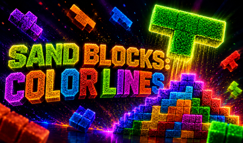 Sand Blocks: Color Lines game cover