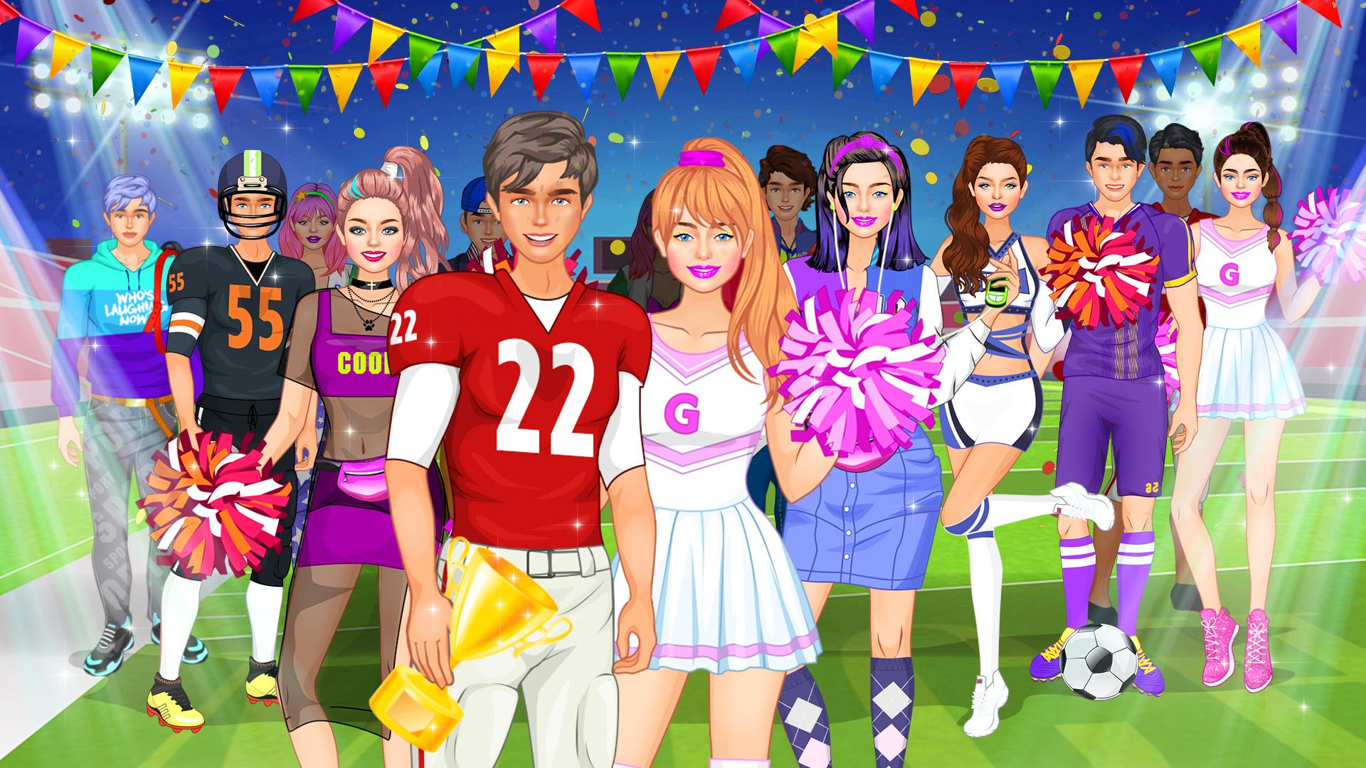 College Sport Dress Up screenshot