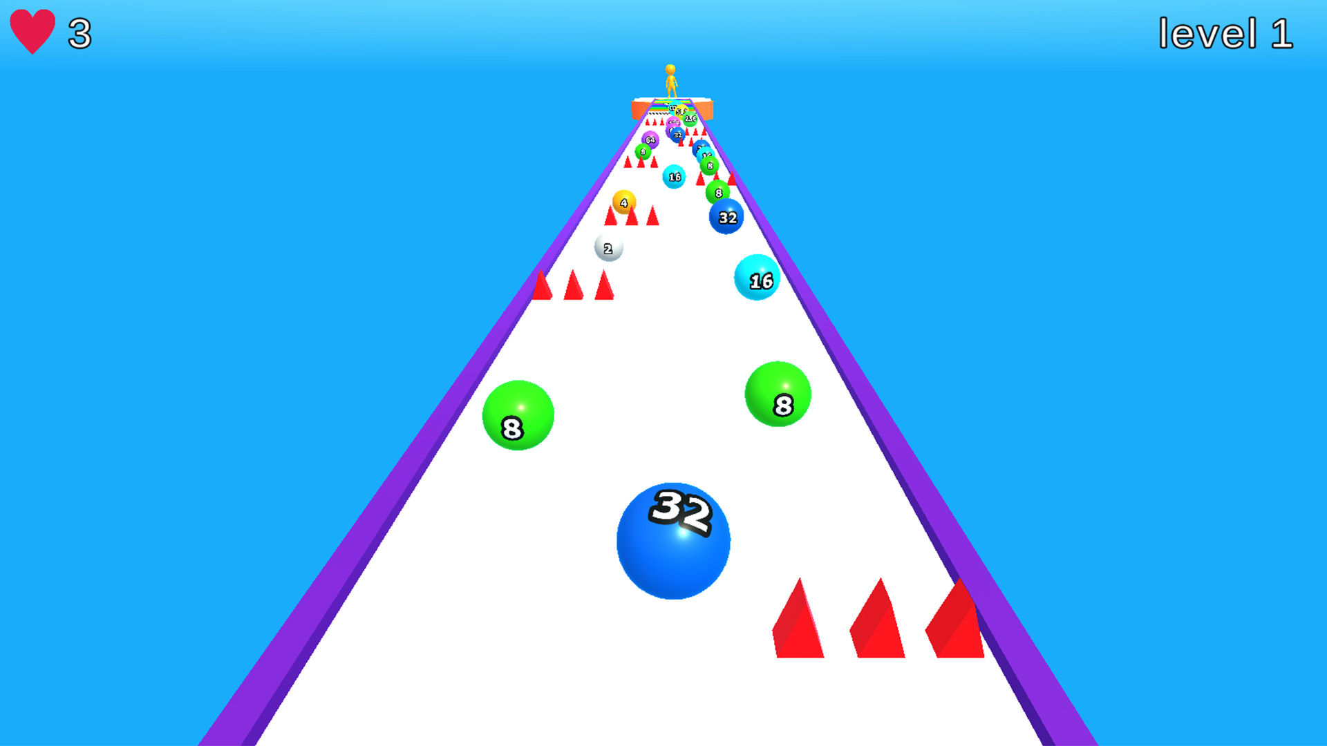 Merge number. Ball 2048 — screenshot 1