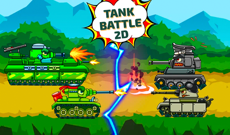 Tank Battle 2D game cover