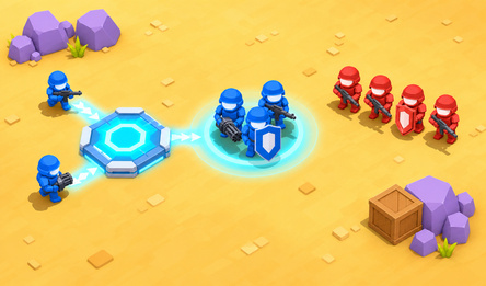 Squad Assembler: Red vs Blue