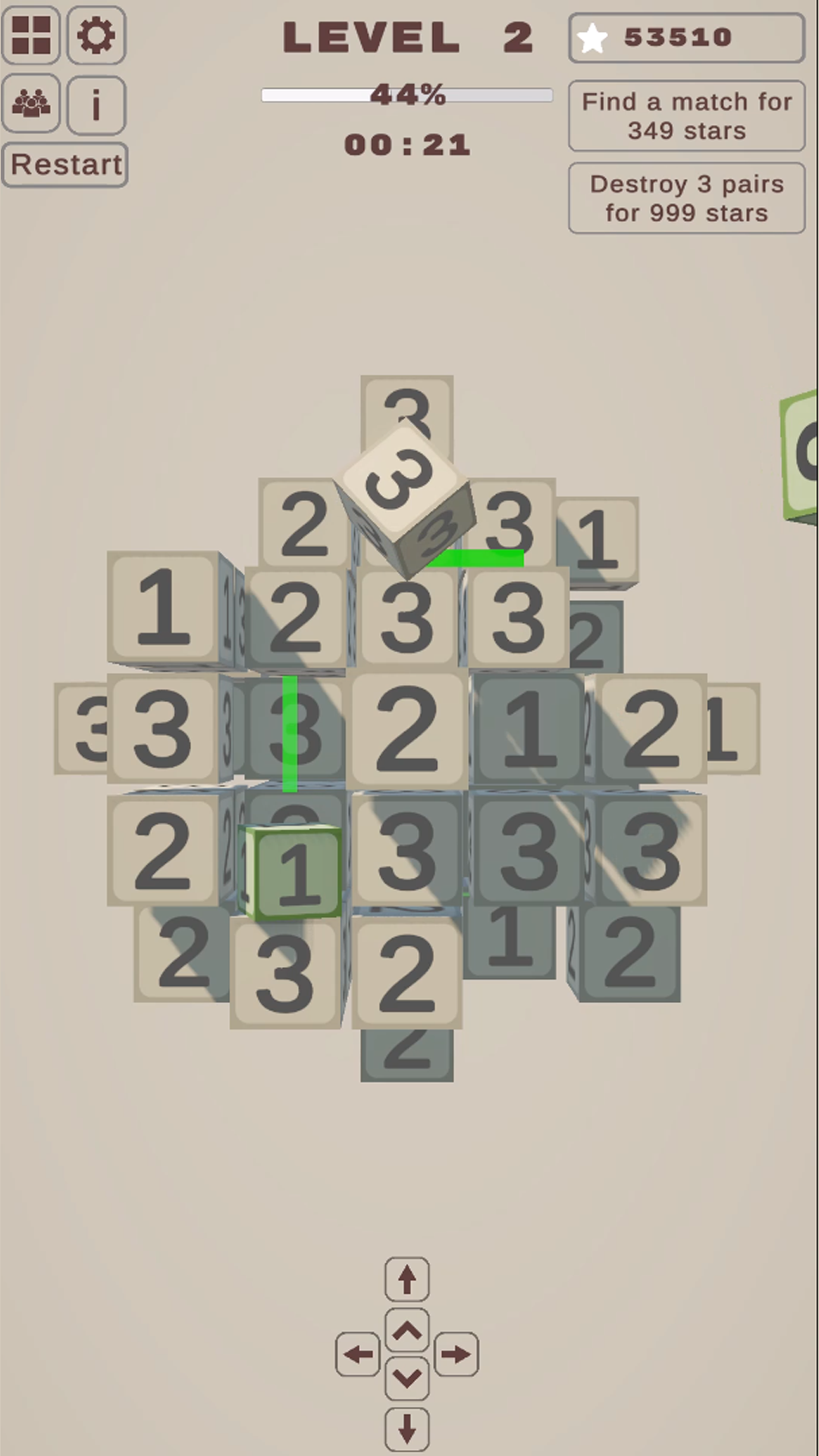 Numbers 3D Cubes: Disassemble Figure screenshot 7