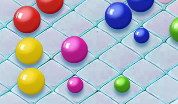 Connect colored balls in line