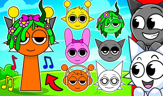 Blend Sprunki in Mixer 3D: Create Your Own Sprunki  loading=