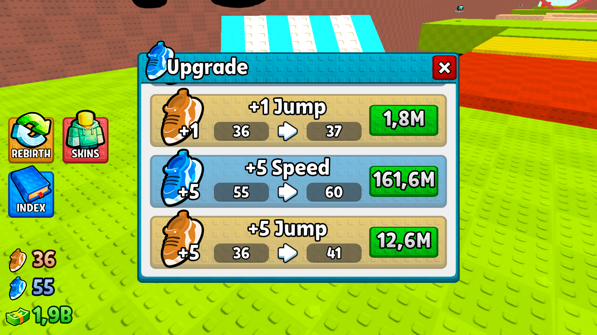 Brainrots 3D: Skateboard Obby! screenshot