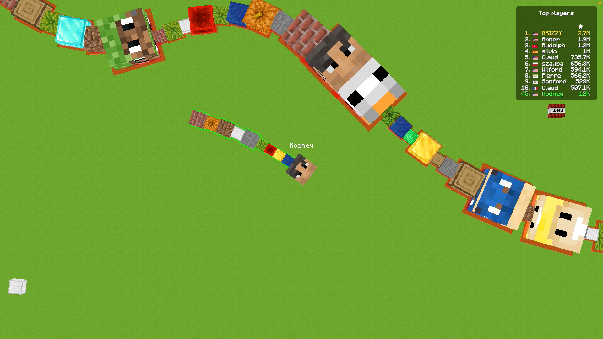 SlitherCraft.io screenshot