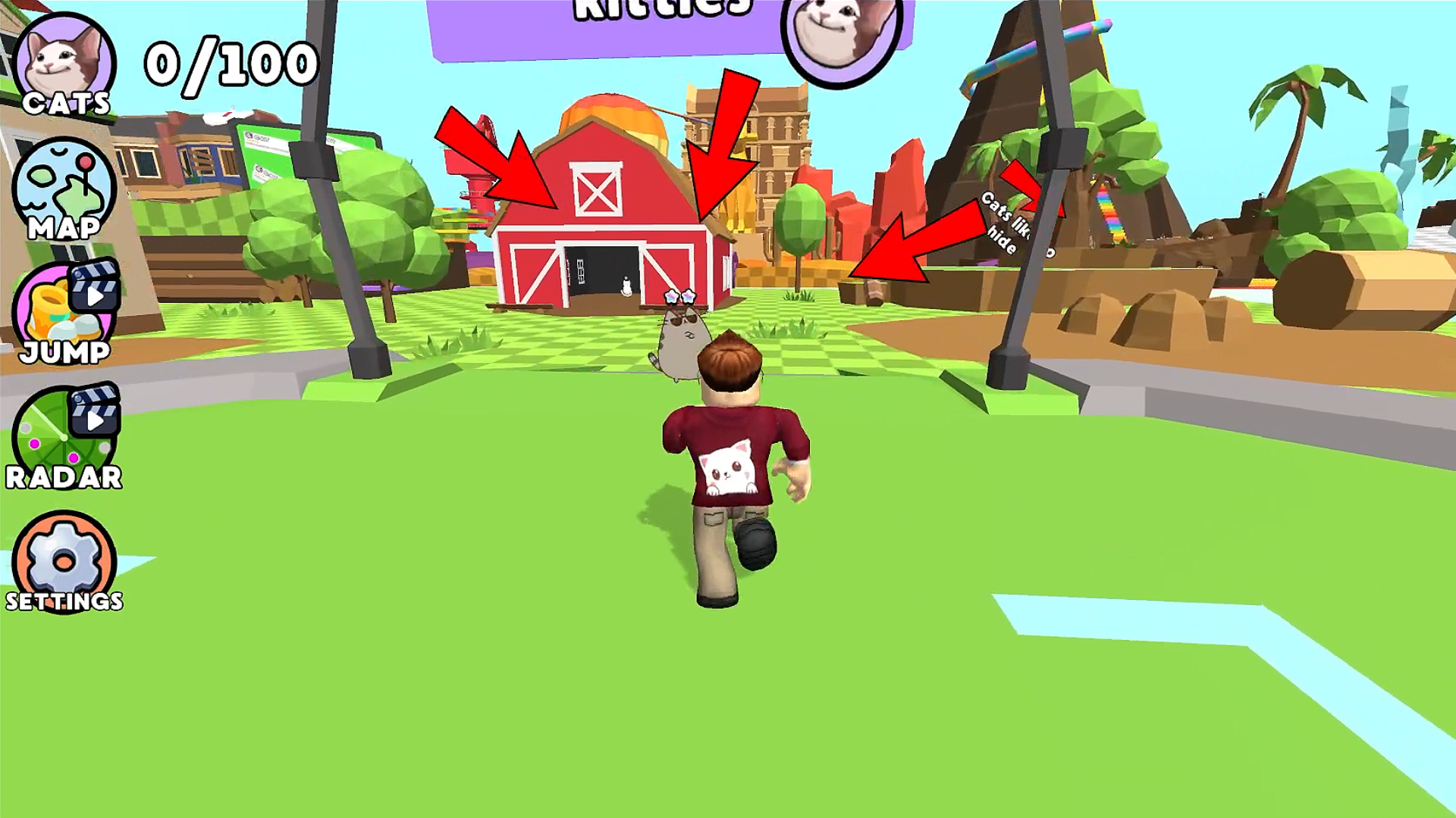 Obby: Find 100 cats screenshot
