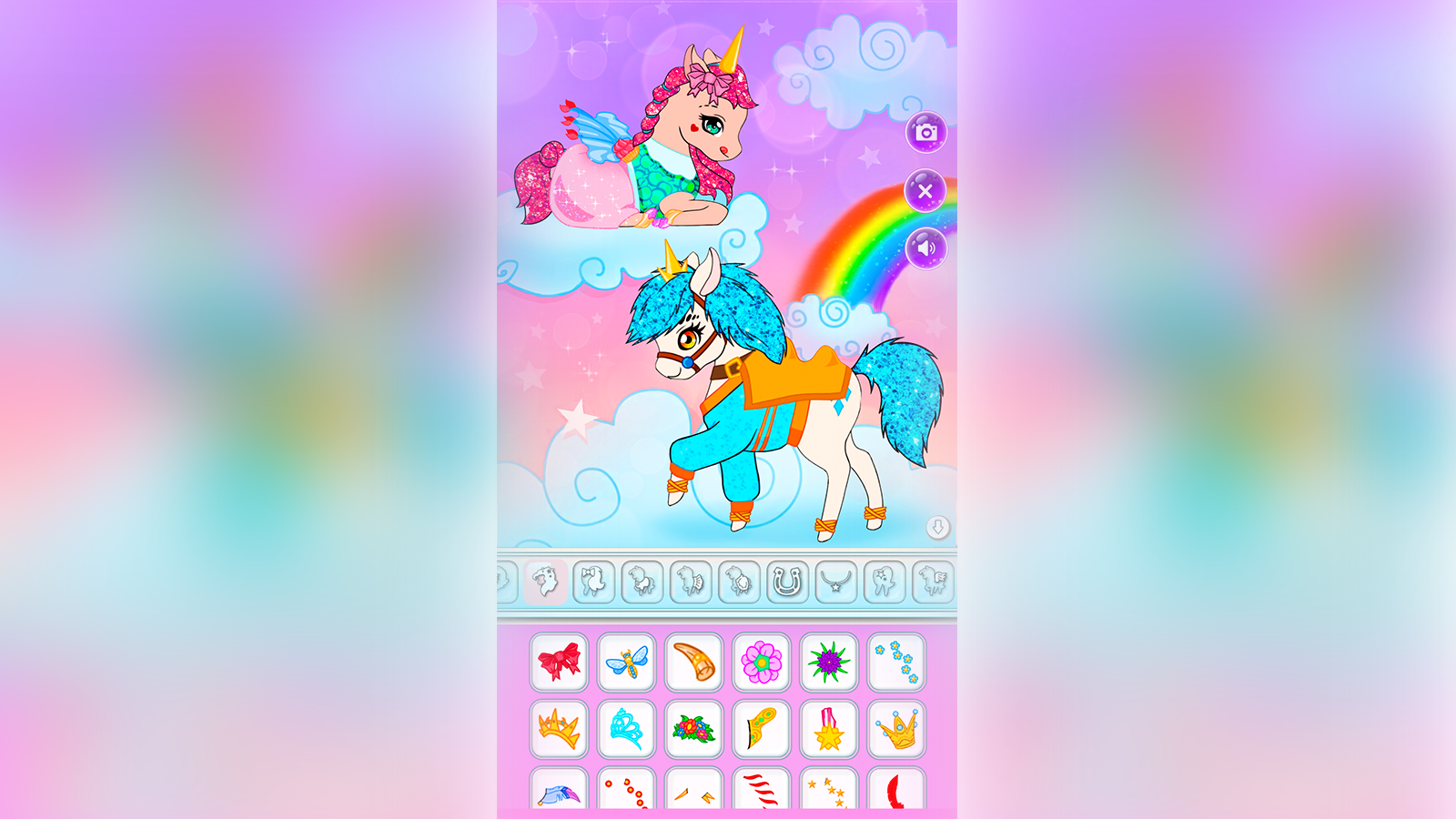 Chibi Unicorn Dress Up screenshot