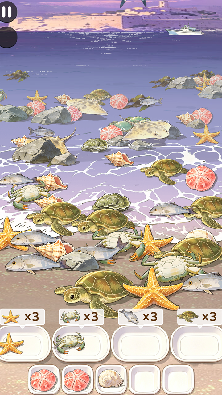 Seafood Match-3: Beach screenshot 5