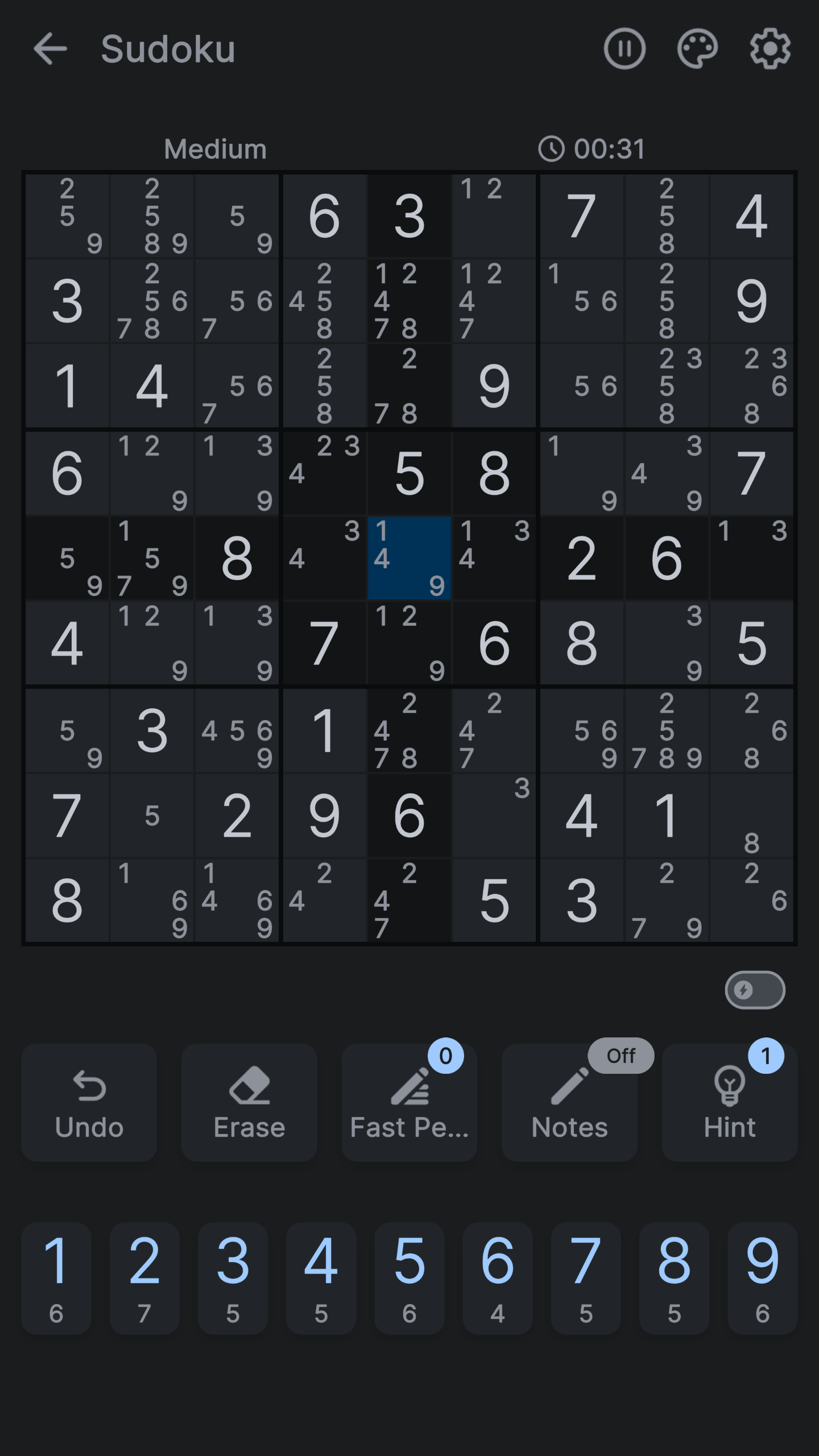 Sudoku screenshot 6