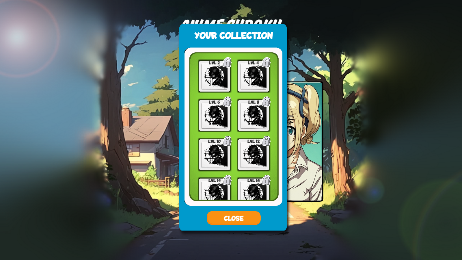 Anime sudoku screenshot