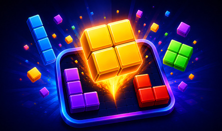 Magic puzzle - connect the blocks