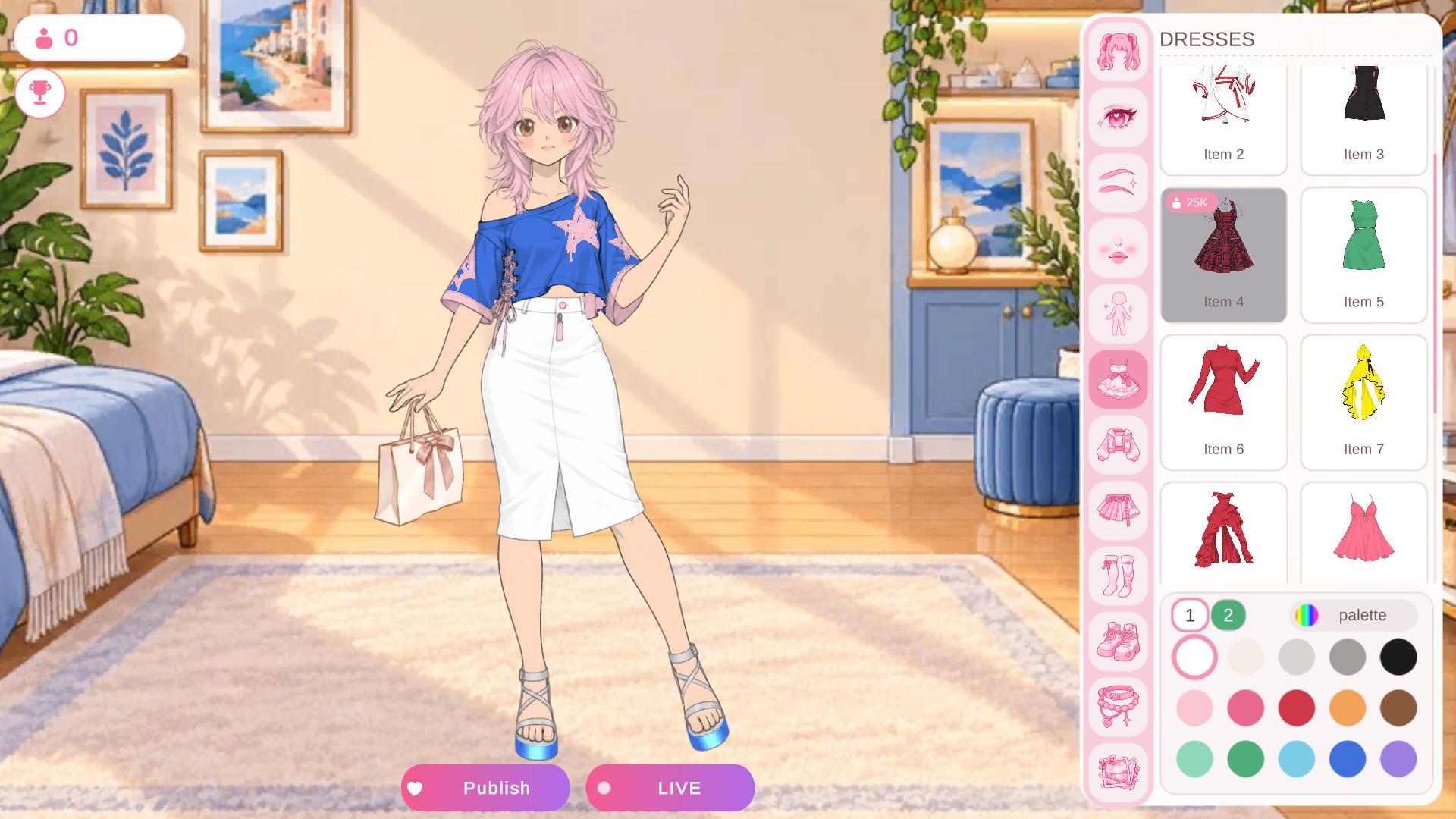 Become Popular! Dress Up screenshot 1