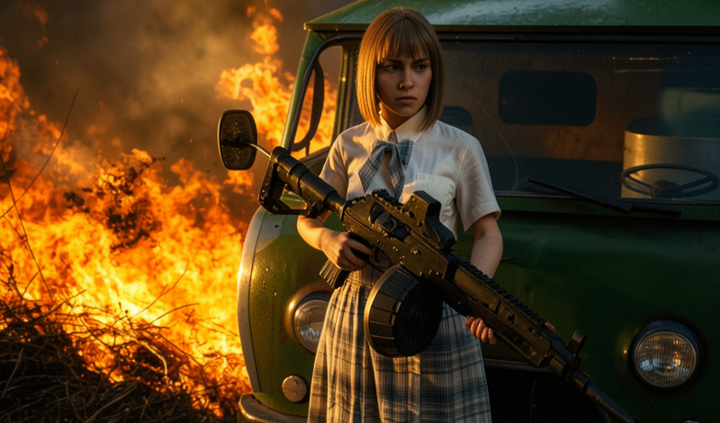 Killergirl: Road of death game cover