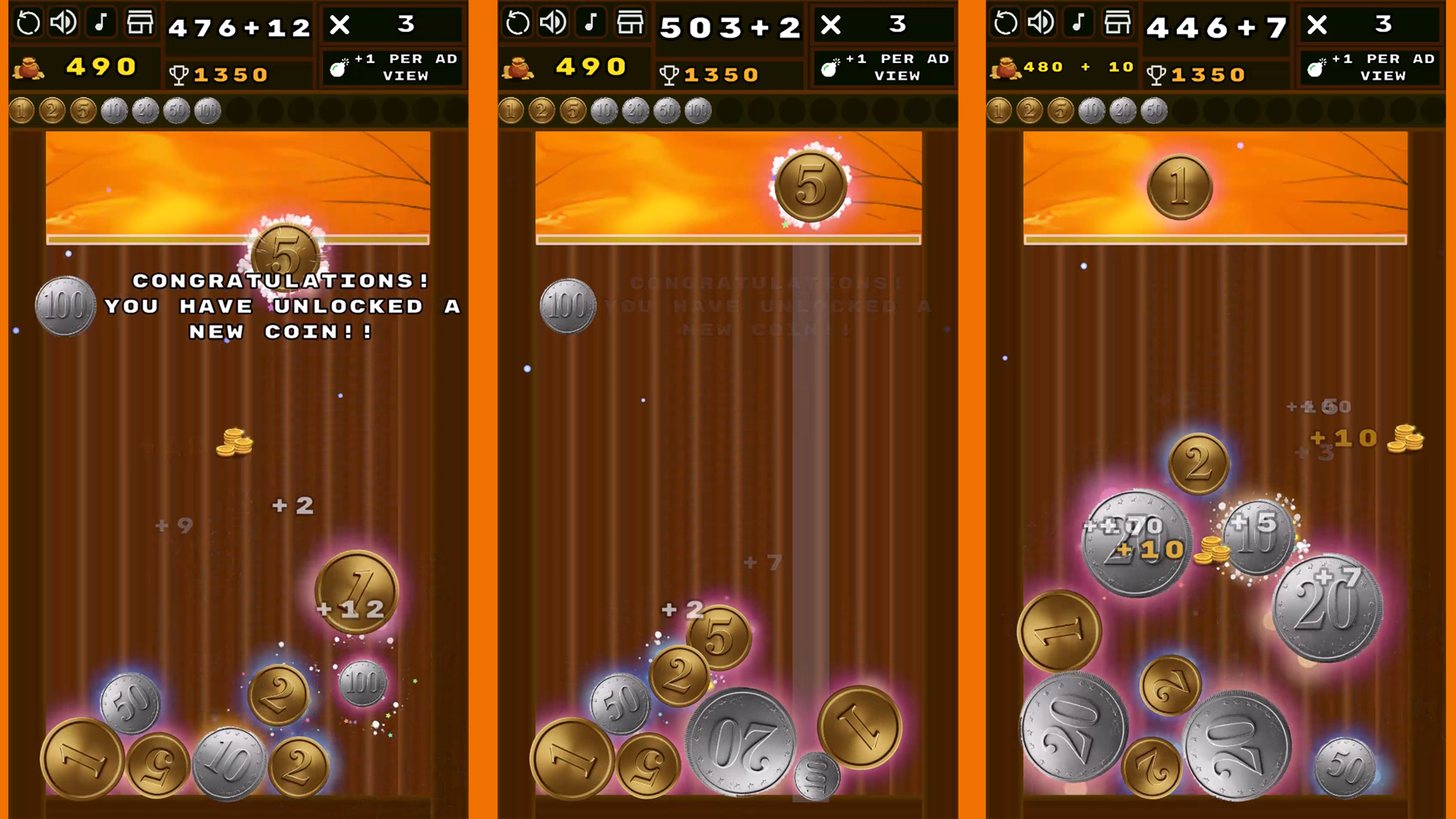 Connect the coins! From Bronze to Platinum! — screenshot 1