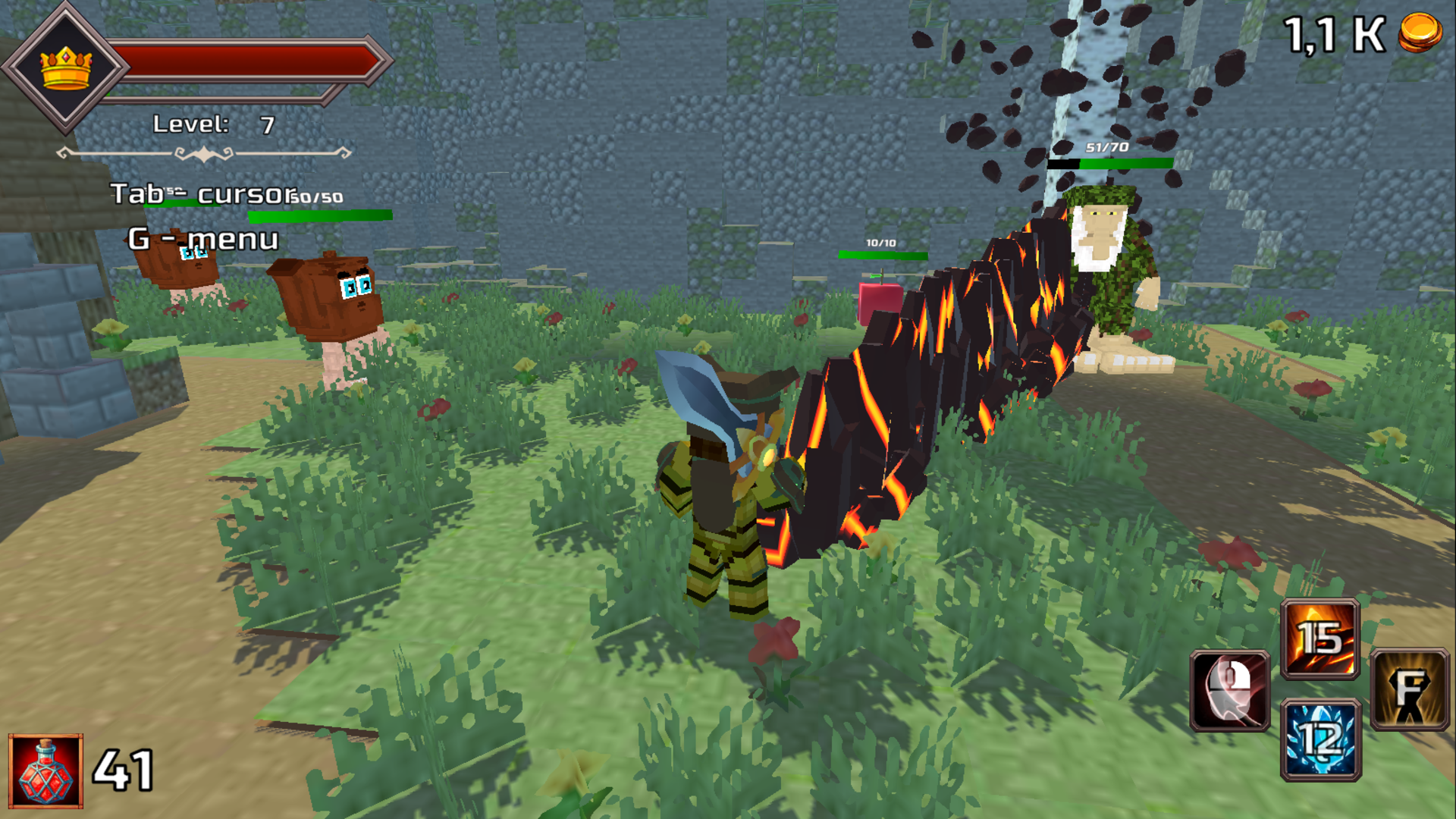 Noob vs Brainrot: RPG Slasher screenshot 2