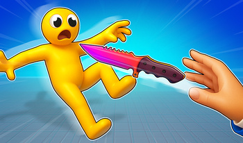 Ninja ve Ragdoll'lar: Keskin Bıçak Atışı!