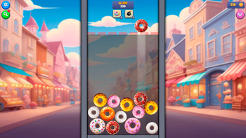 Merge sweets: Donuts!