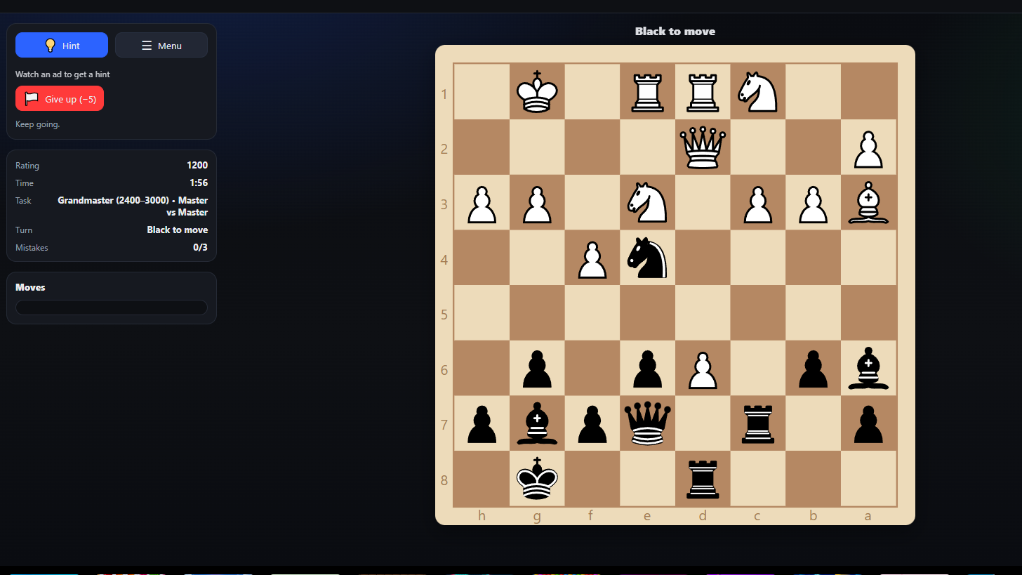 Chess Trainer screenshot