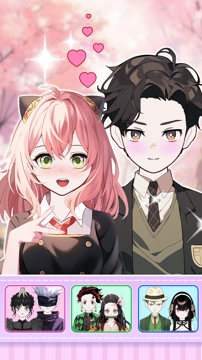 Anime Couple: Avatar Maker screenshot 5
