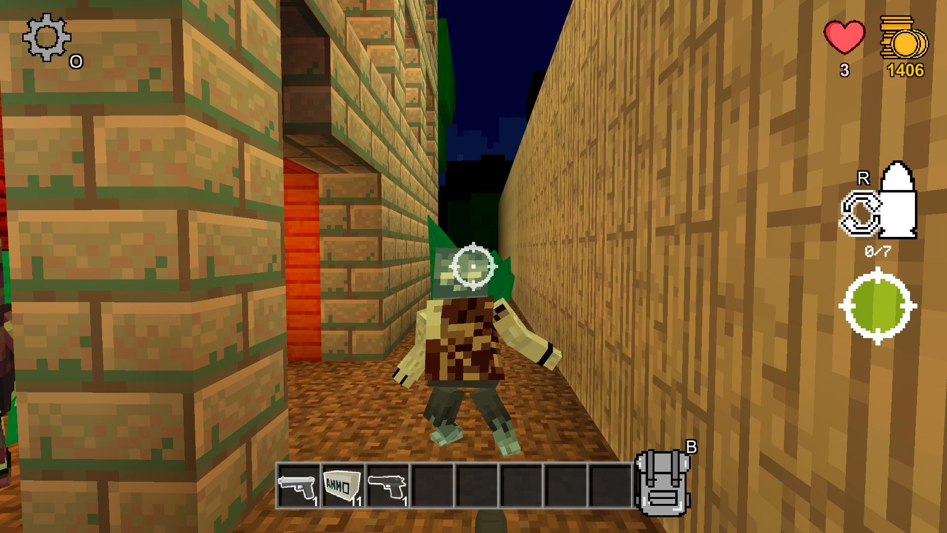 Zombies are attacking. Emma saves her friends. screenshot