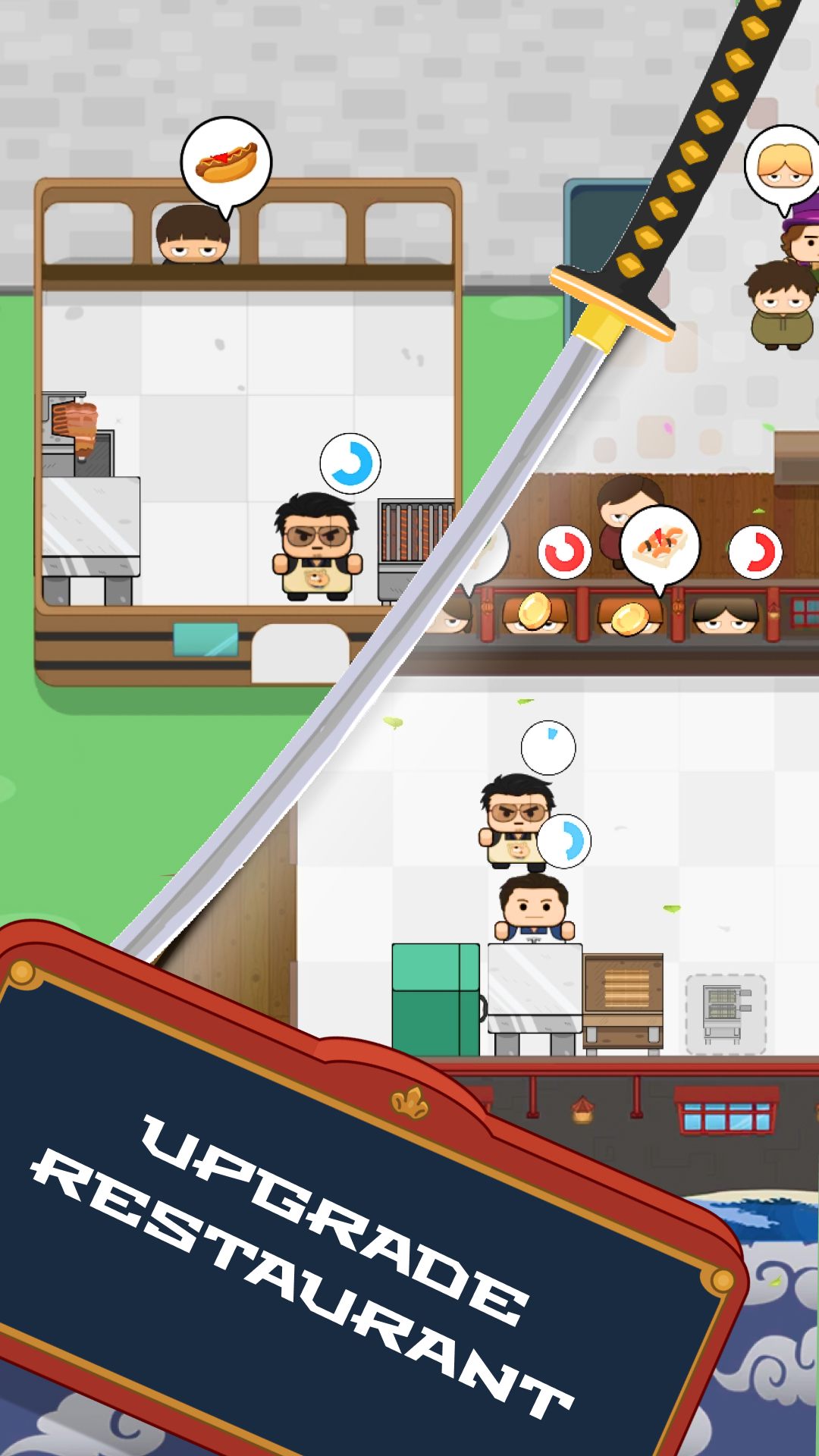 Idle Fastfood Business: Tycoon Clicker screenshot 4