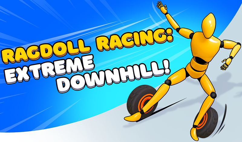 Ragdoll Racing: Extreme Downhill! game cover