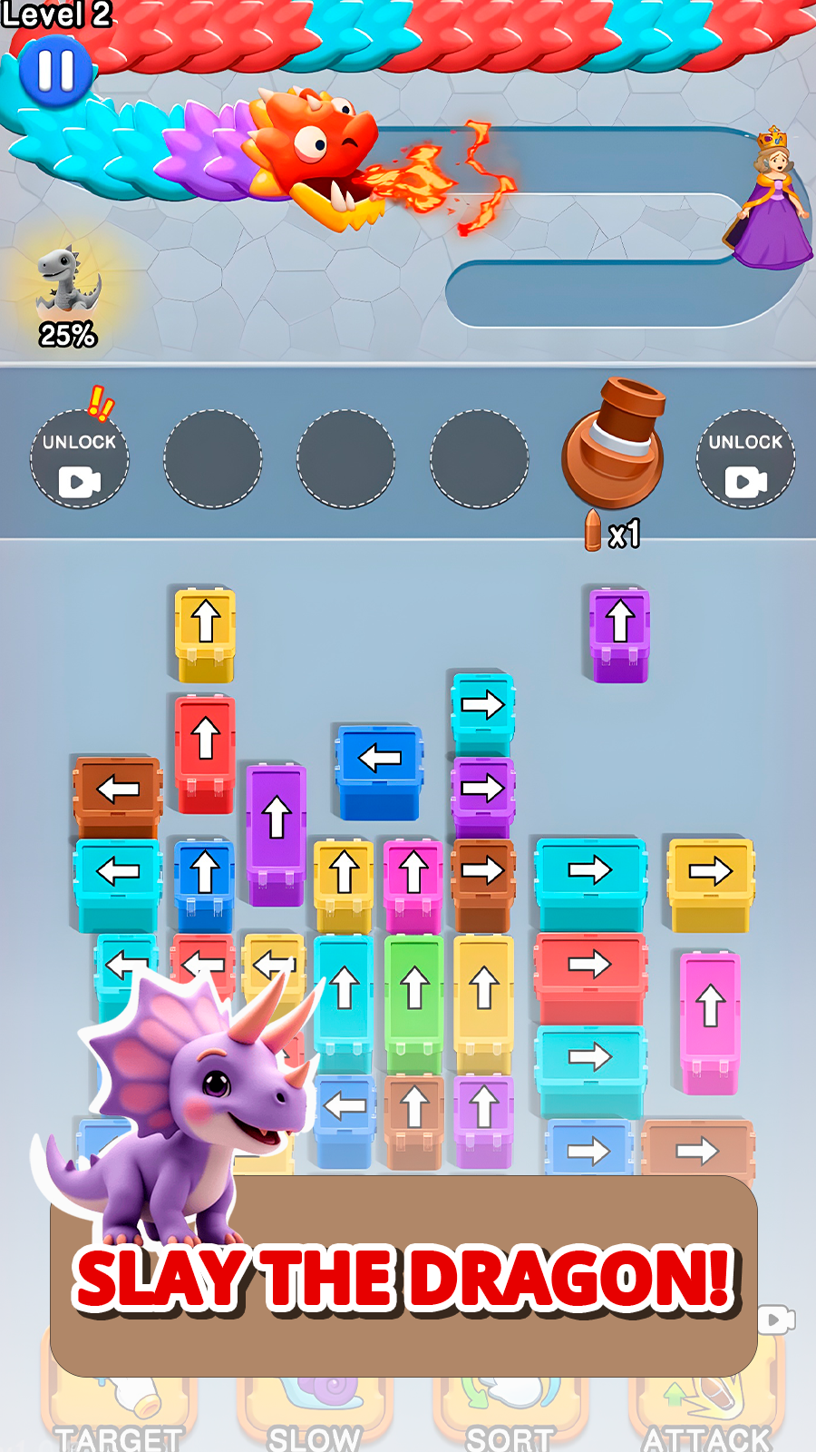 Dragon Sort: Save the Princess screenshot 6