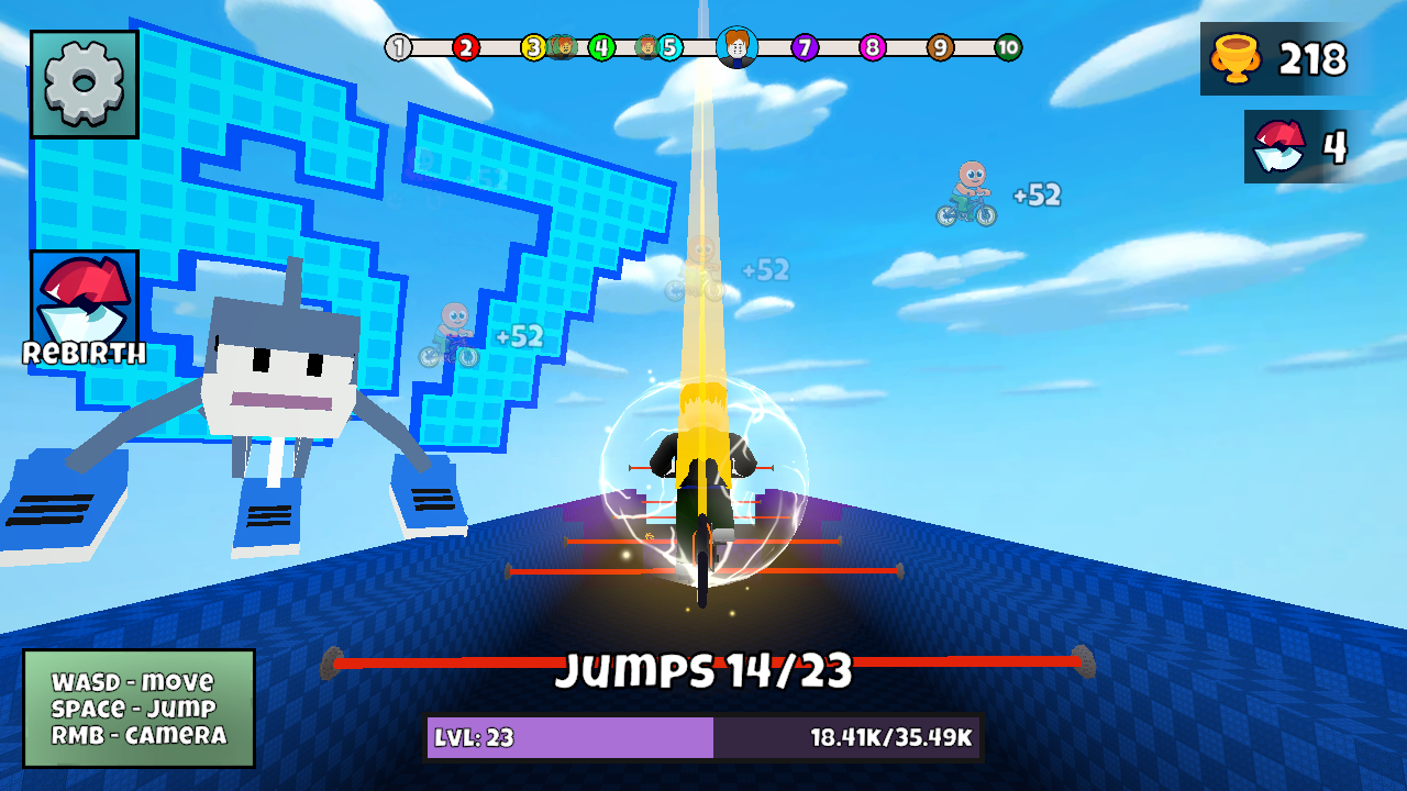 +1 Double Jump Bike Escape — screenshot 2