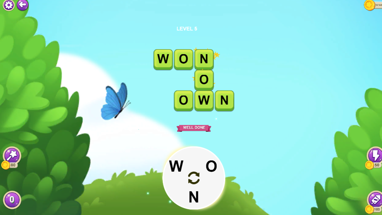 Word cross screenshot