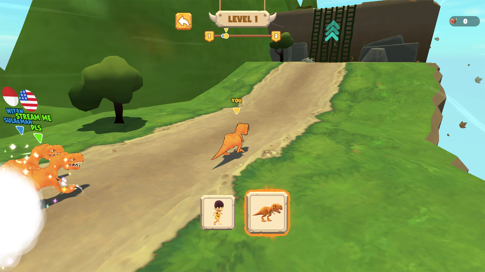 Dinosaur Shifting Run screenshot