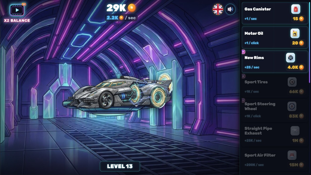 Clicker: Upgrade Car screenshot 3