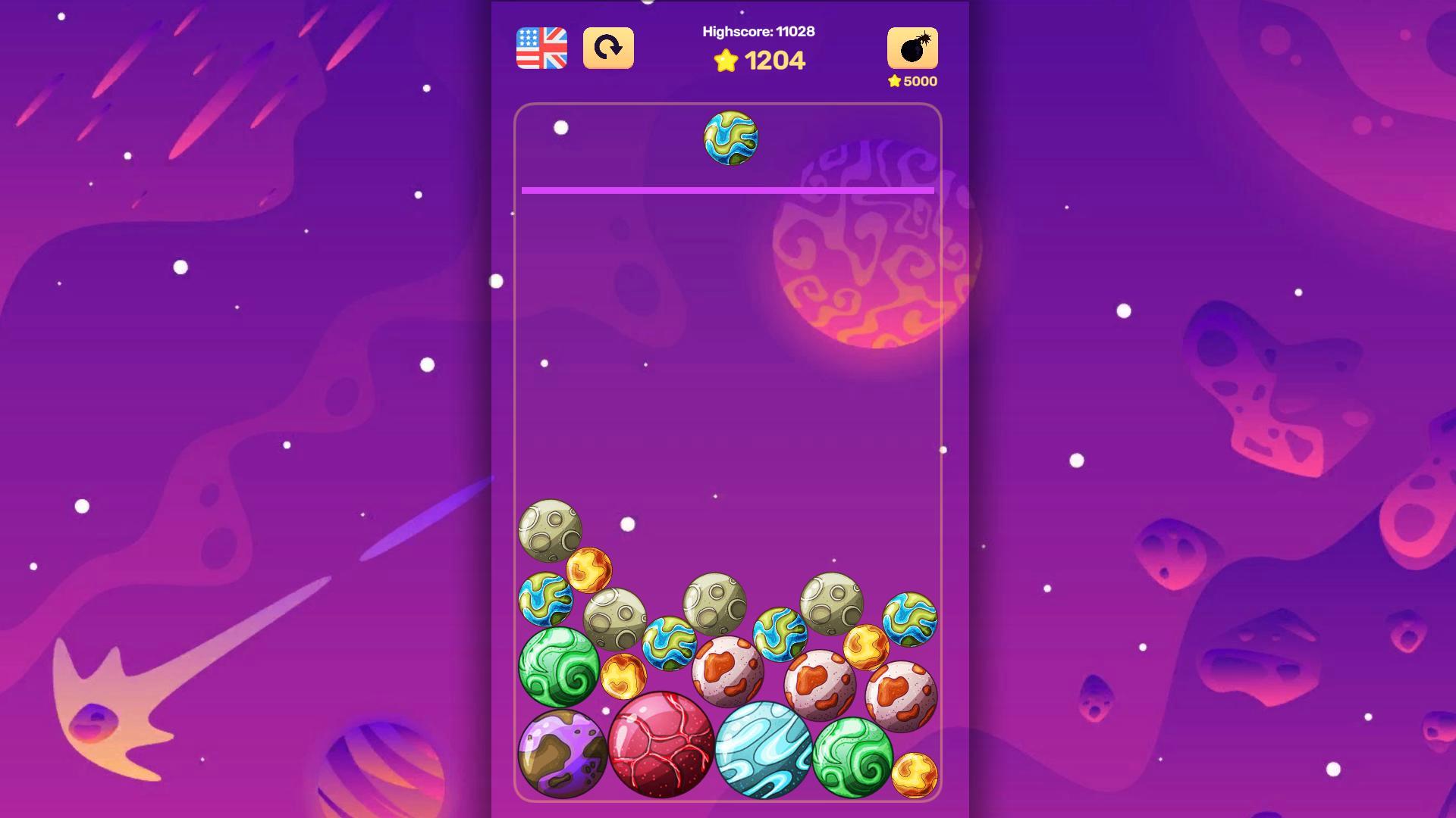 Merge balls: Planets connect screenshot