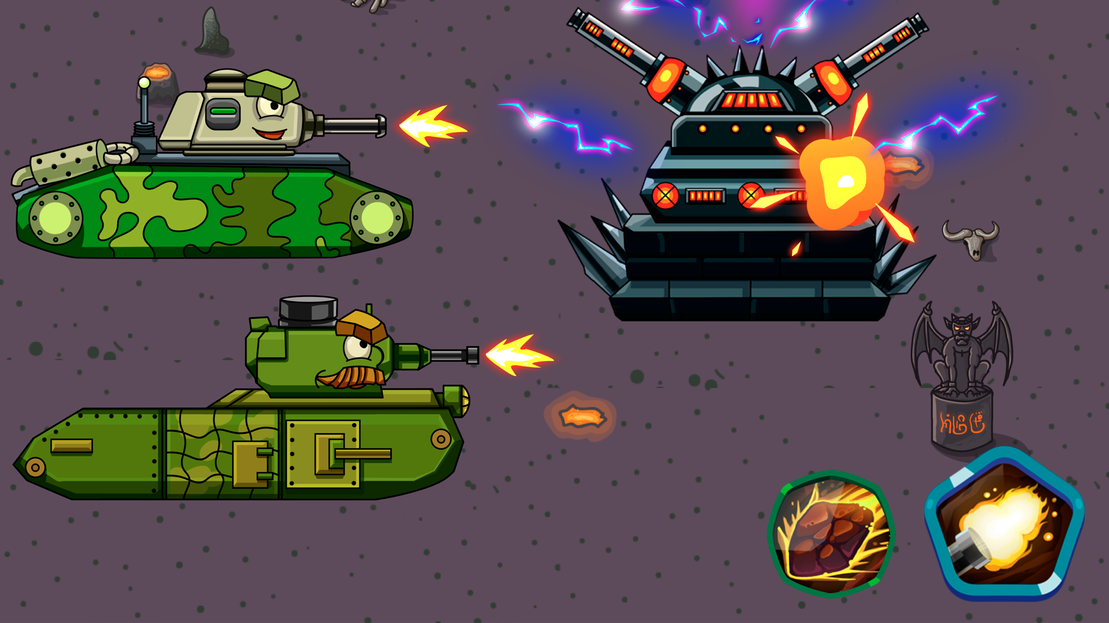 Tank Battle 2D screenshot