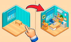 Dream room: arrangement of objects