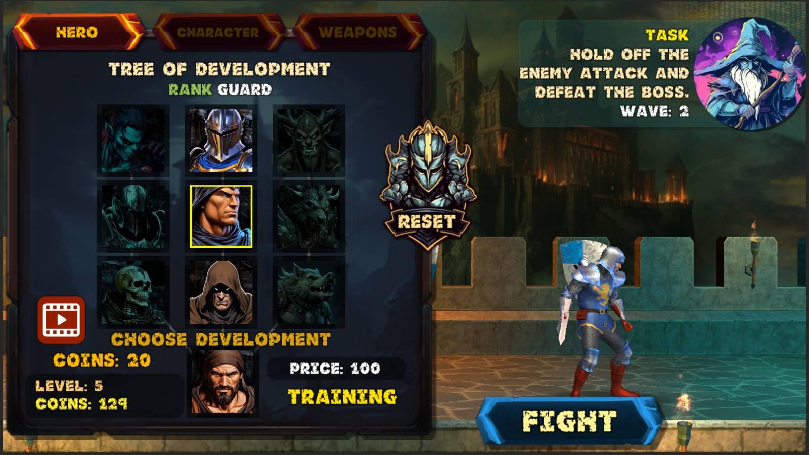 Siege: fighting for wall screenshot