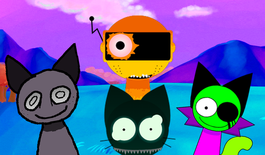 Sprunki: Nightmare Corridor  loading=