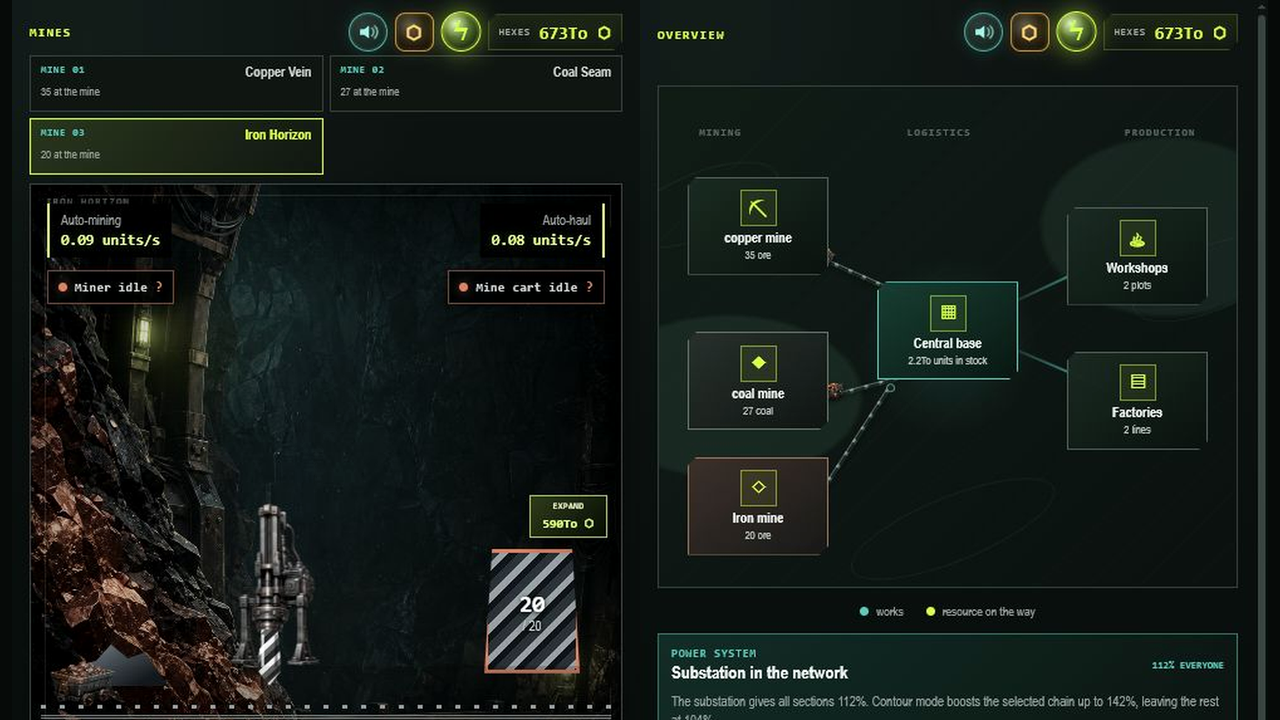 Depth Shaft Idle screenshot