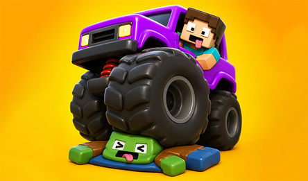 Noob in a Car vs Zombies