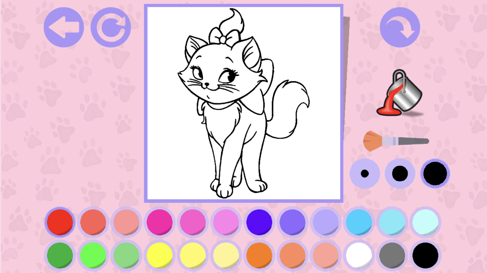 Kitten Coloring Book for Girls — screenshot 1