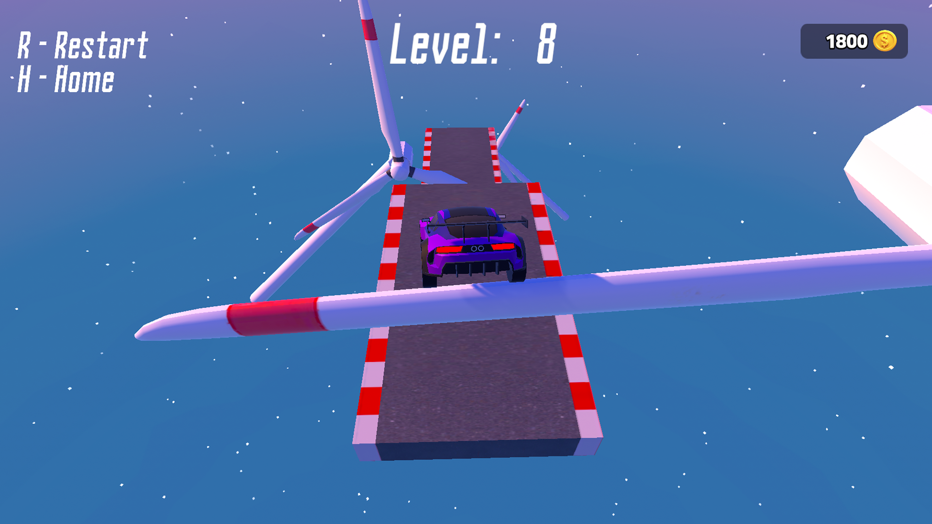 Slippery Descent: Car Jumps — screenshot 1