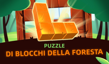 Puzzle Di Blocchi Della Foresta