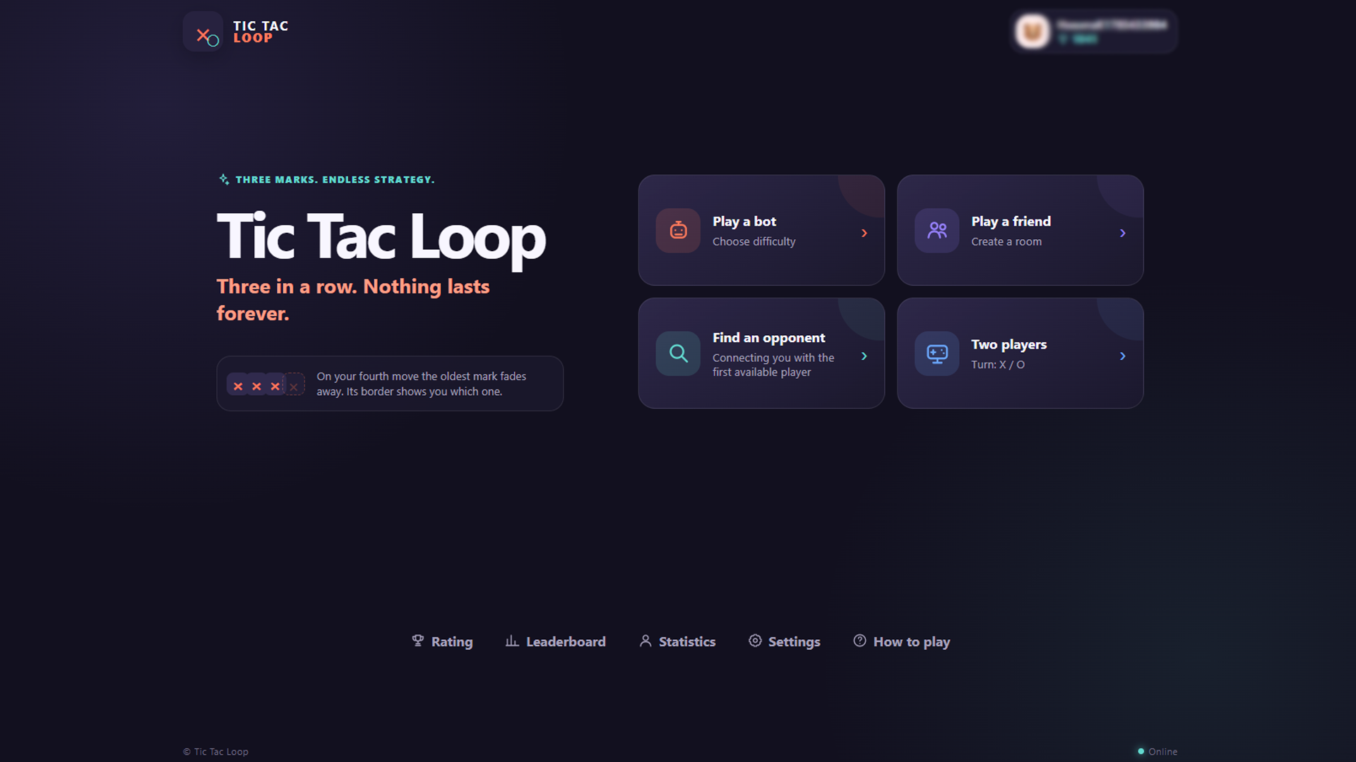 Tic Tac Loop — screenshot 1