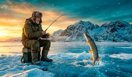 Winter Fishing: Russia