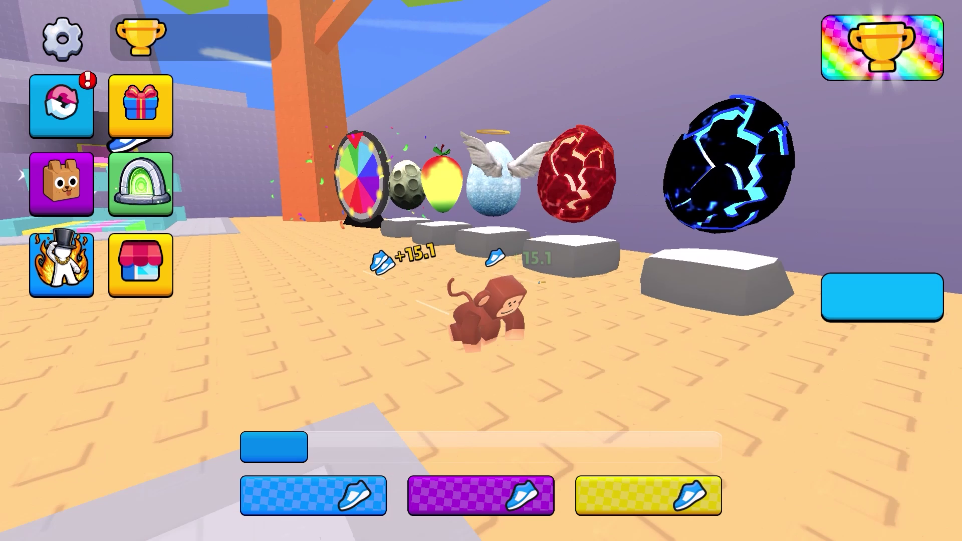 +1 Speed - Monkey Parkour Obby — screenshot 4