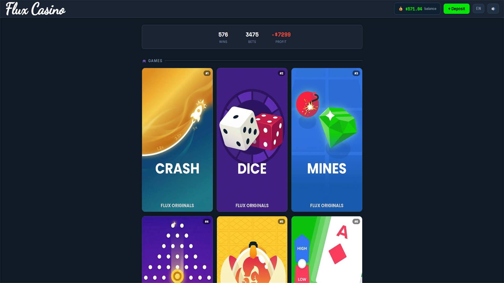 Flux Casino — screenshot 8