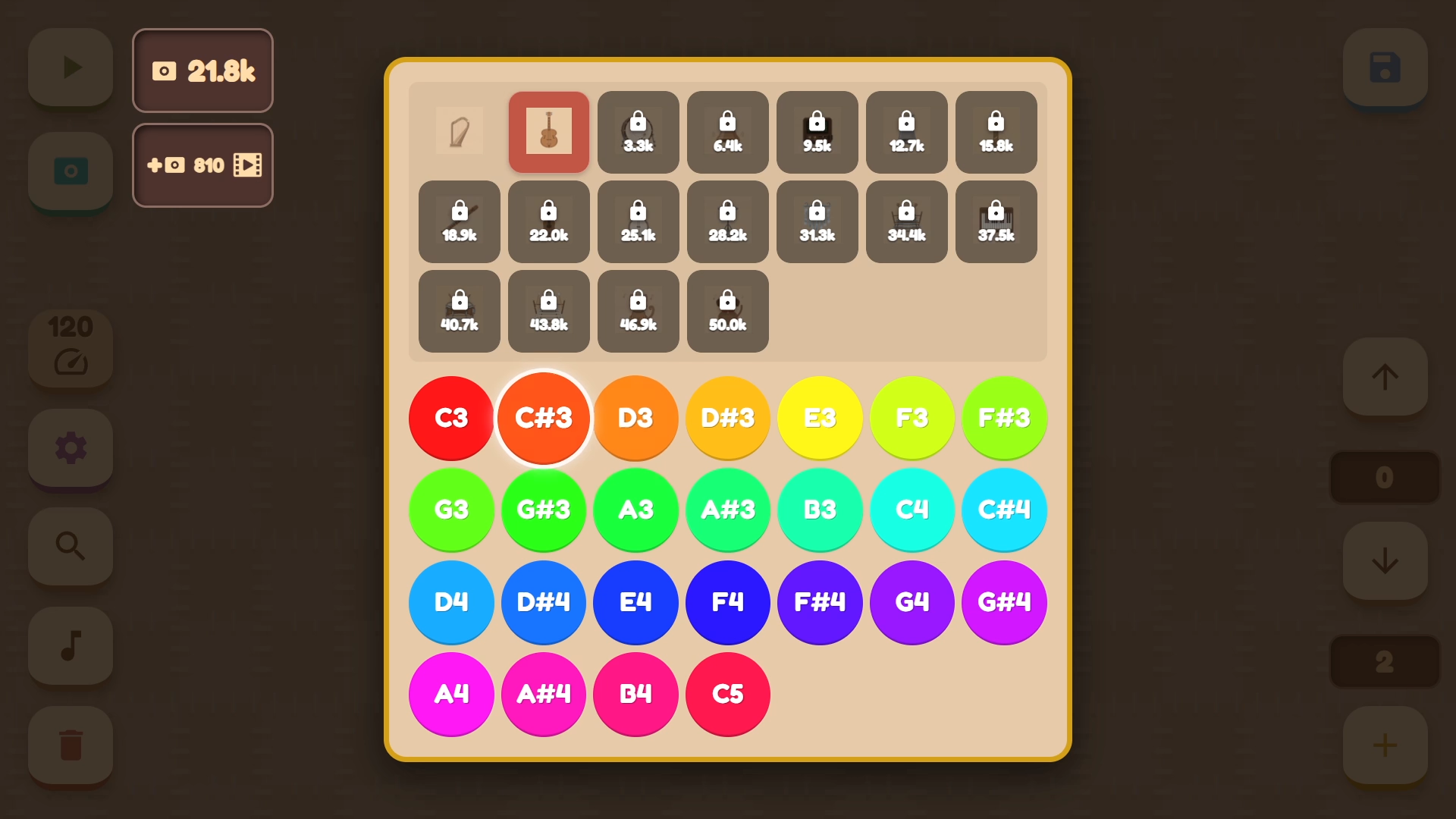 Musical Ball: create your own melody screenshot