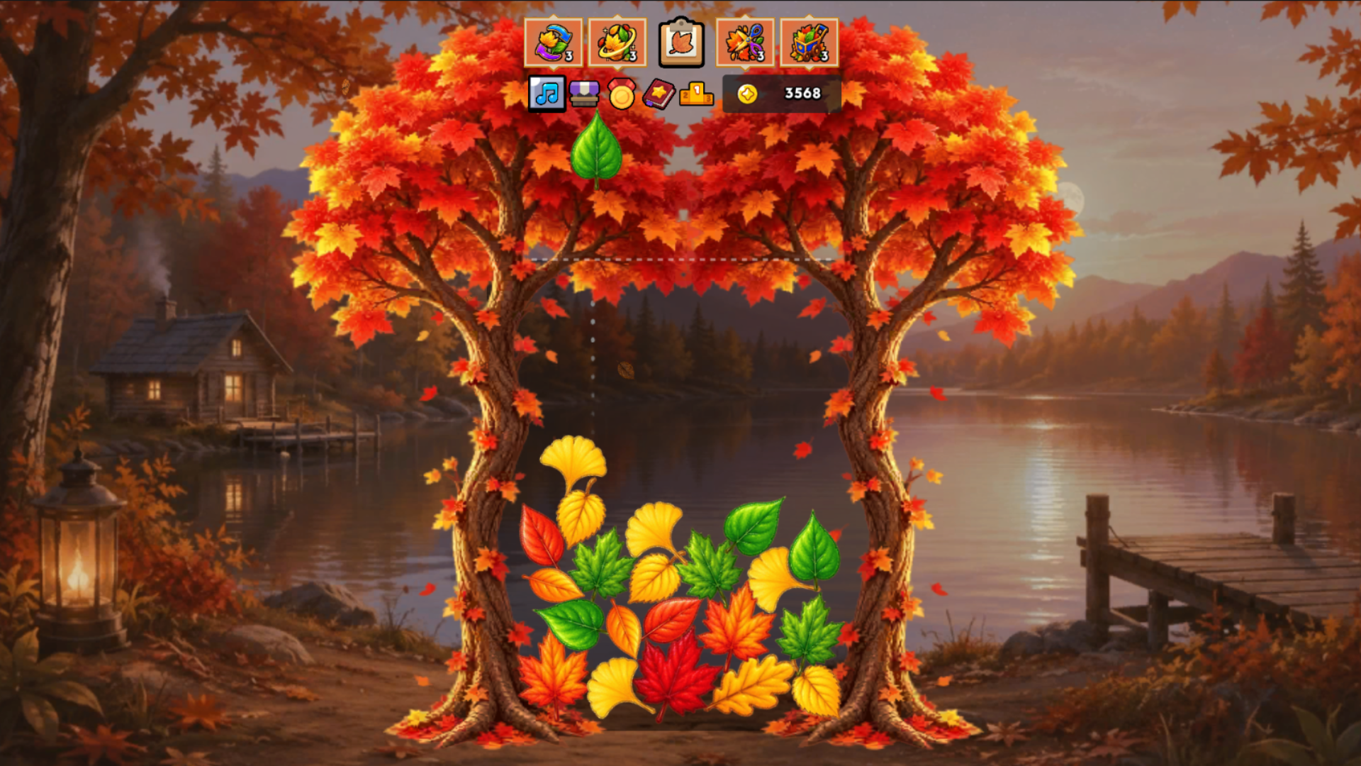 Merge Leaf: Autumn Vibe — screenshot 2