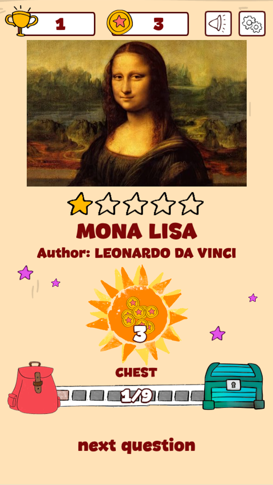 Trivia quiz: Paintings screenshot 5