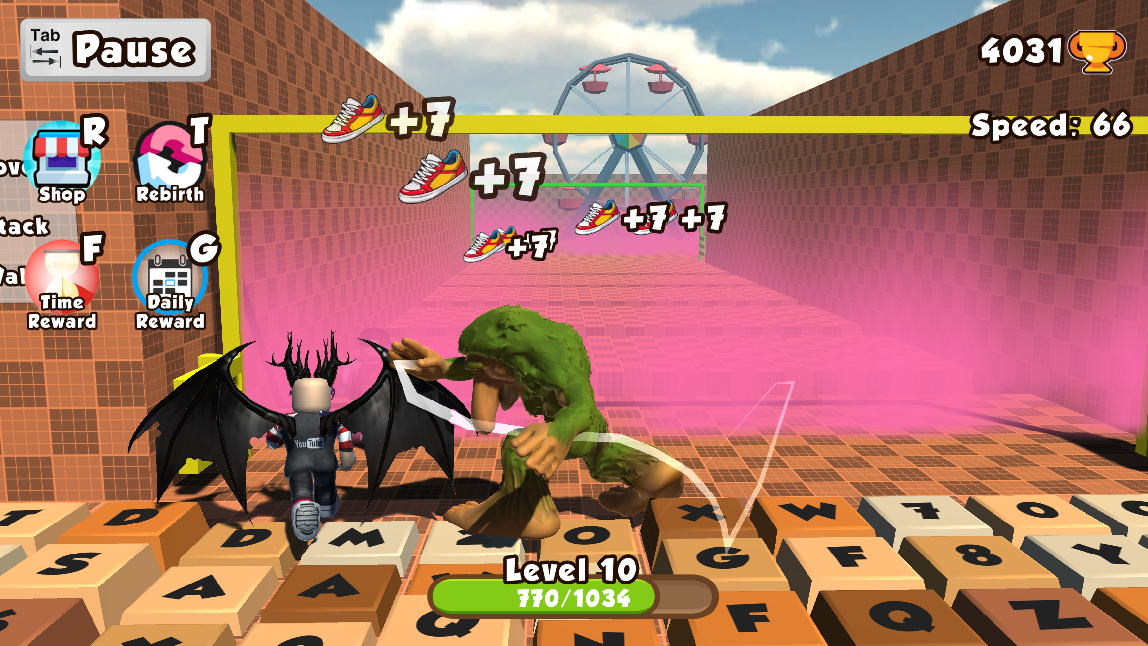 Break the Keyboard Escape: Brainrot Boss Mode Obby — screenshot 11